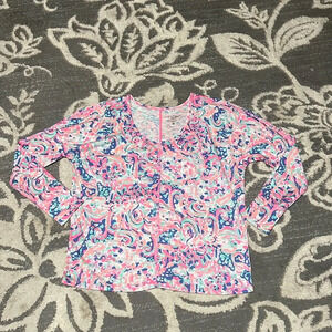 Lily Pulitzer luxletic long sleeve top. NWOT size small. Super soft and stretchy